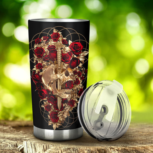 Sword skull tumbler