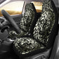 Set of 2 - Awesome skull seat covers