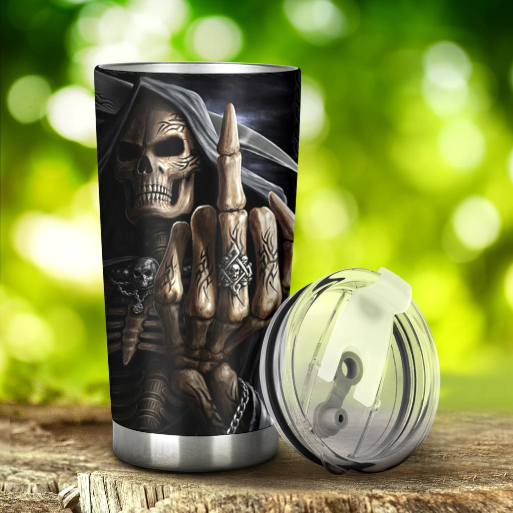 Horror coffee mug, grim reaper cup, punisher skull jumbo Mug, grim reaper beer mug, flower skull coffee mug, biker skull cup