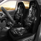Set 2 pcs skull grim reaper car seat cover sugar skulls