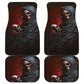 Set 4 pcs skull car mats