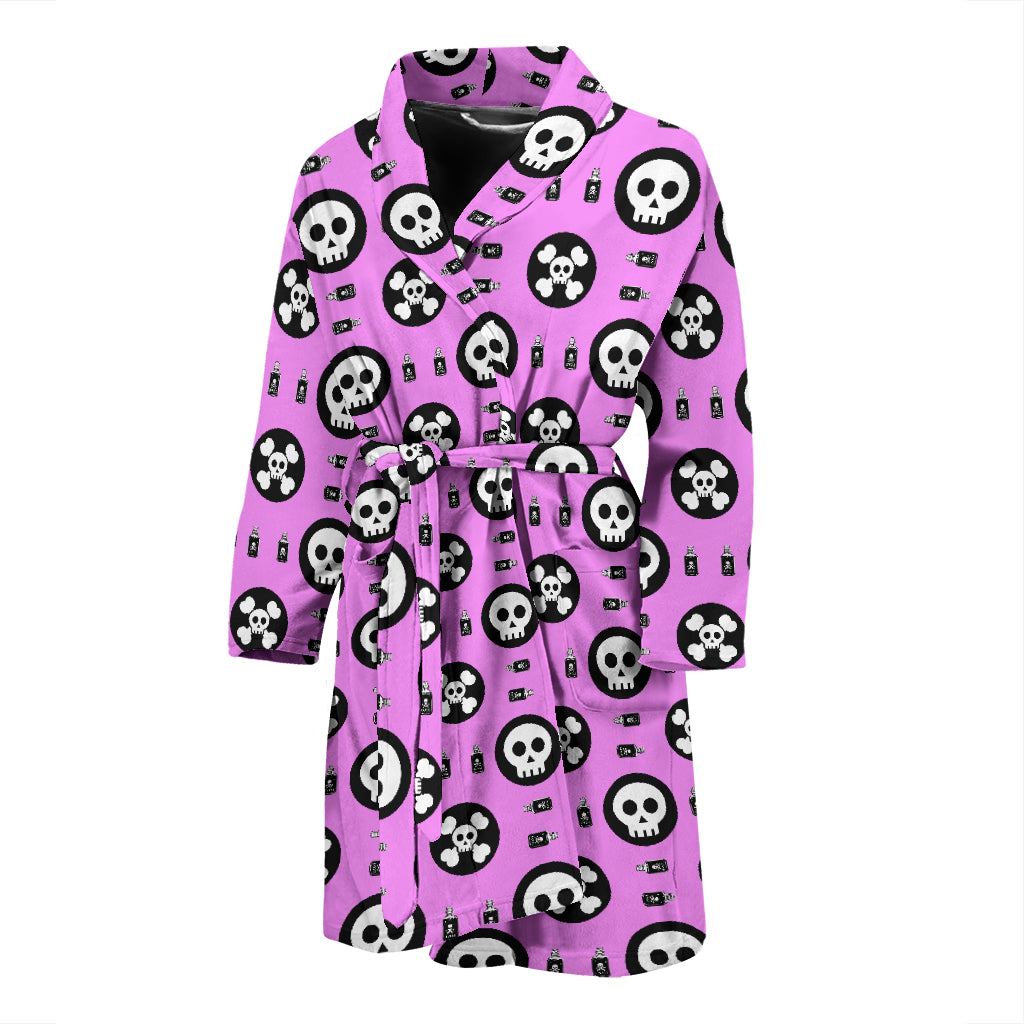 Skulls and Potion Mens Bathrobe