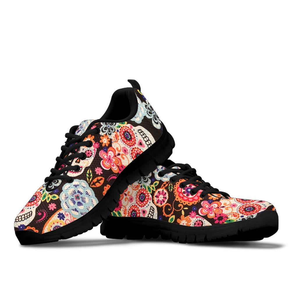 Sugar skull sneakers shoes