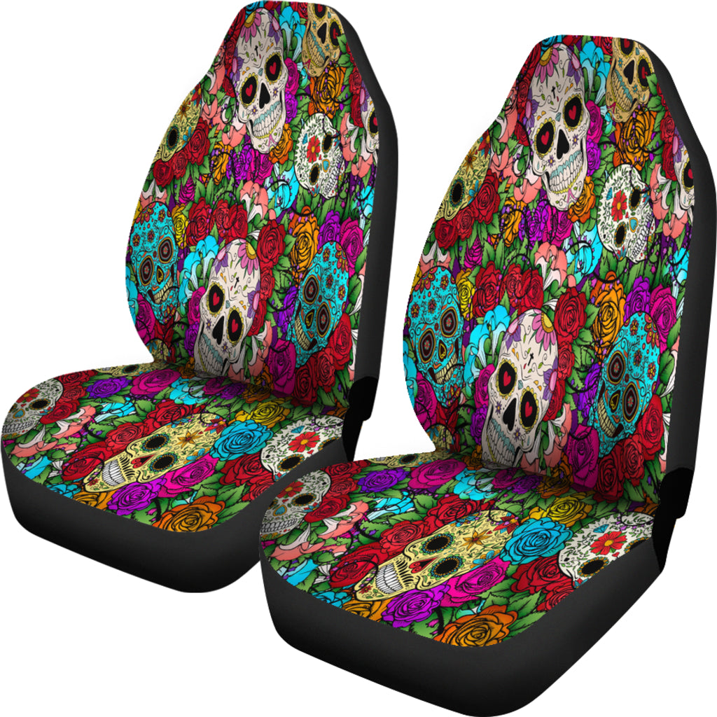 Sugar Skull Seat Covers