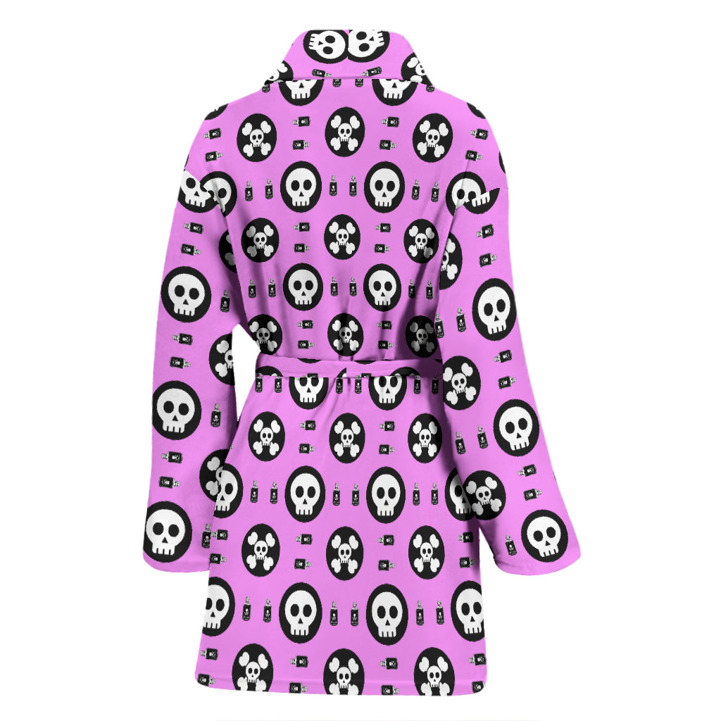 Skulls and Potion Womens Bathrobe