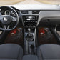 Set 4 pcs skull car mats