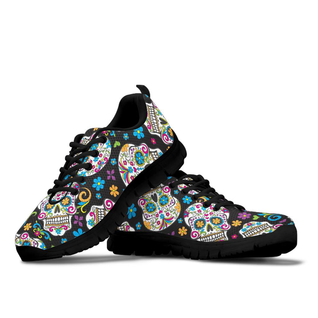 Sugar skull sneaker shoes