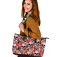 Floral sugar skull day of the dead bug handbag purse