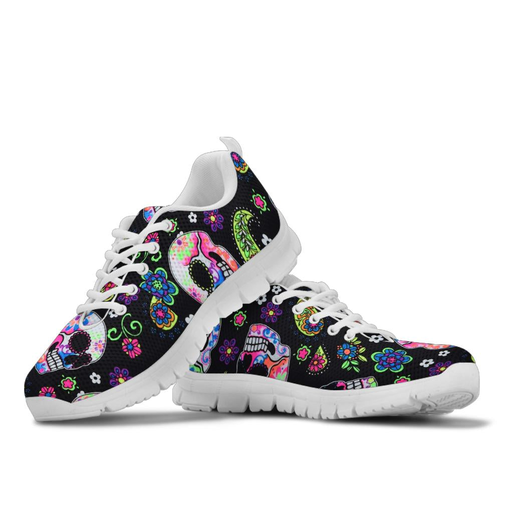 Sugar skull sneakers shoes