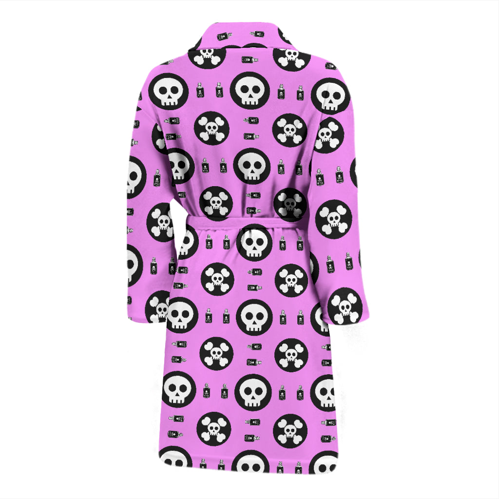 Skulls and Potion Mens Bathrobe