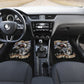 Set of 4 pcs ride or die grim reaper skull car mats