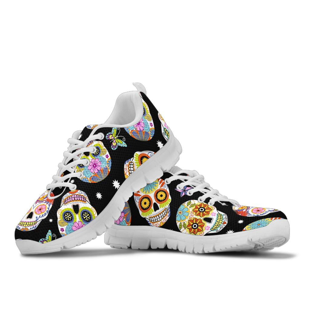 Sugar skull sneakers shoes