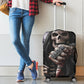 Grim reaper skeleton skull luggage cover, suitcase cover