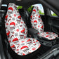 Skull christmas car seat cover