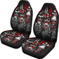 Set 2 pcs Gothic skull car seat covers