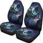 Set of 2 pcs grim reaper car seat covers