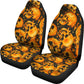 Set 2 skull car seat cover skulls