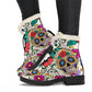 Sugar skull Women's boots for winter