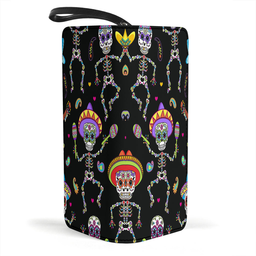 Day of the dead clutch purse