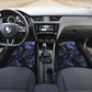 Set 4 pcs Gothic awesome skull car mats