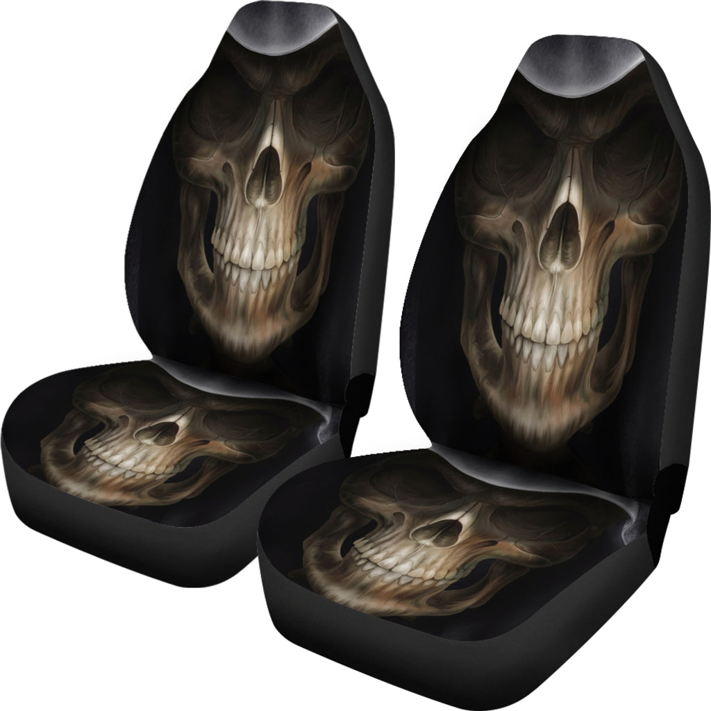 Skull car seat cover