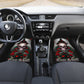 Rose skull car mats