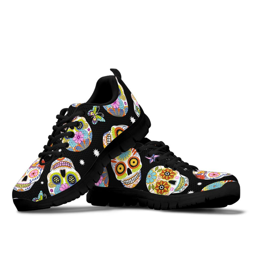 Sugar skull sneakers shoes