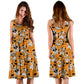 Orange Sugar Skull Dress