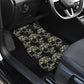 Floral skull car mats, sugar skull car mats