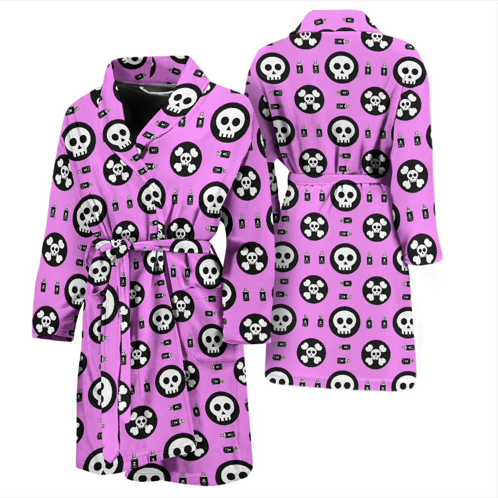 Skulls and Potion Mens Bathrobe