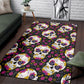 Sugar skull rug mat carpet