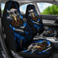 Set 2 pcs Snake skull car seat covers