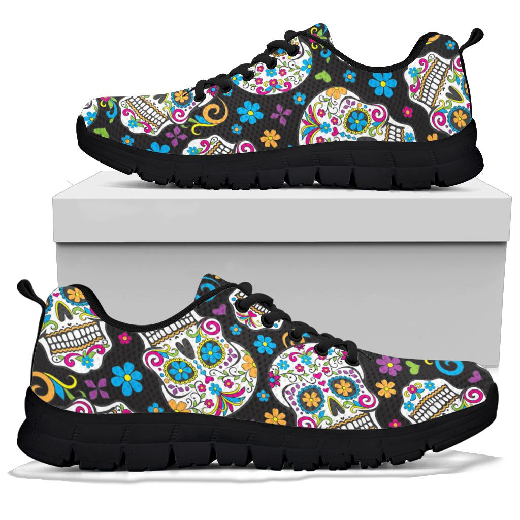 Sugar skull sneaker shoes