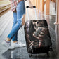 Grim reaper skeleton skull luggage cover, suitcase cover