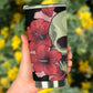 Sugar skull floral tumbler mug cup