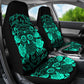 Set of 2 Sugar skull seat covers - Laugh As Much As You Breath