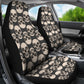 Set 2 pcs Gothic skull car seat covers