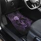 Set of 4 pcs grim reaper skull car mats