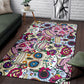 Sugar skull area rug 3 sizes