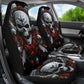Set 2 pcs Gothic Biker skull car seat covers