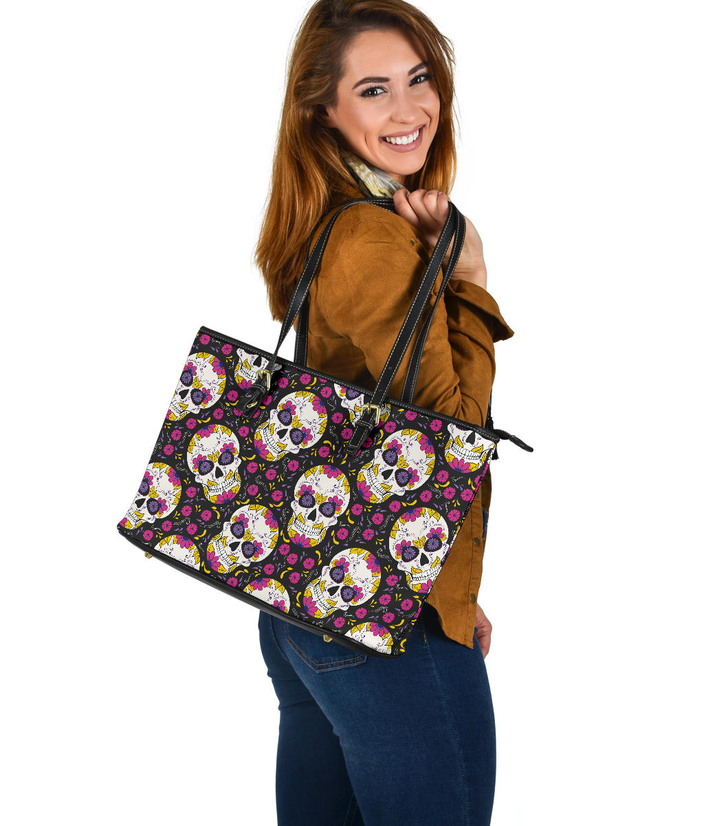 Sugar skull handbag purse