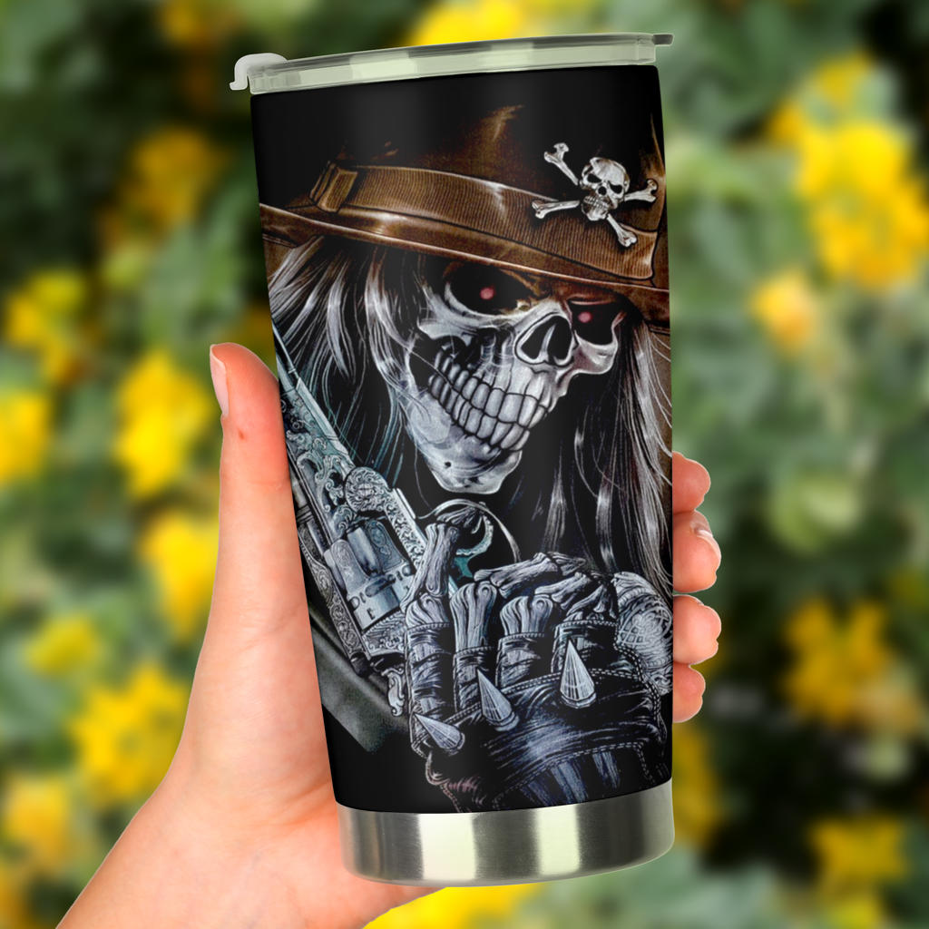 Motorcycle skull cup, biker skull mug, skull tumbler cup mug, goth freezer Mug, grim reaper mug, motorcycle skull coffee mug, skeleton tumbler