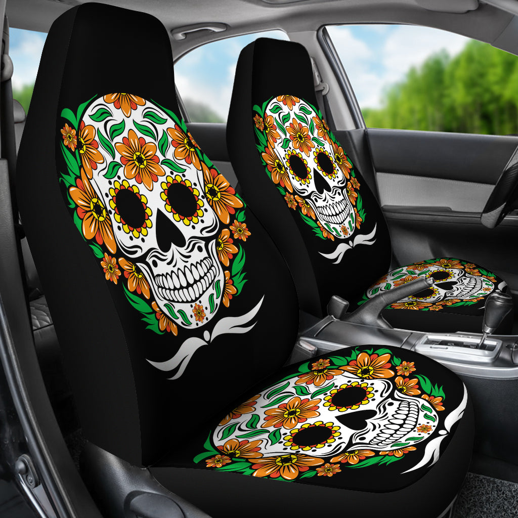 Sugar Skull - Day Of The Dead - Car Seat Cover