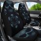 Set of 2 Skull Face Car Seat Cover