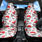 Skull christmas car seat cover