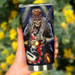 Floral skull travel mug, punisher skull freezer Mug, skull in fire tumbler cup mug, skeleton beer mug, skull in fire tumblr, skull in fire