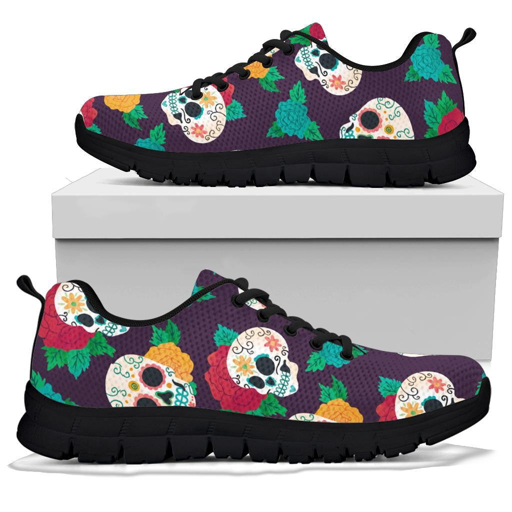 Black Sugar skull sneakers