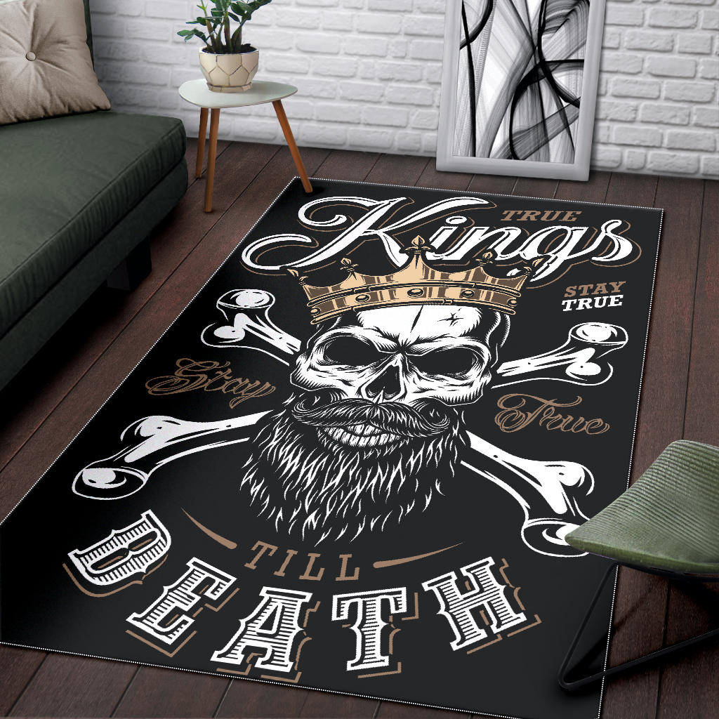 King skull are rug skull mat carpet