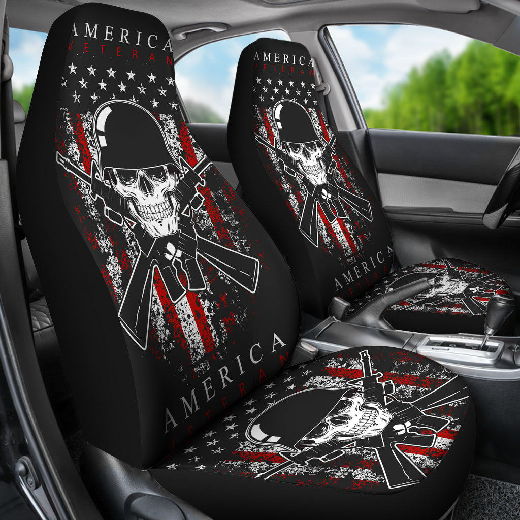 Set 2 pcs - American Veteran car seat covers