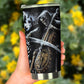 Skull grim reaper tumbler travel mug